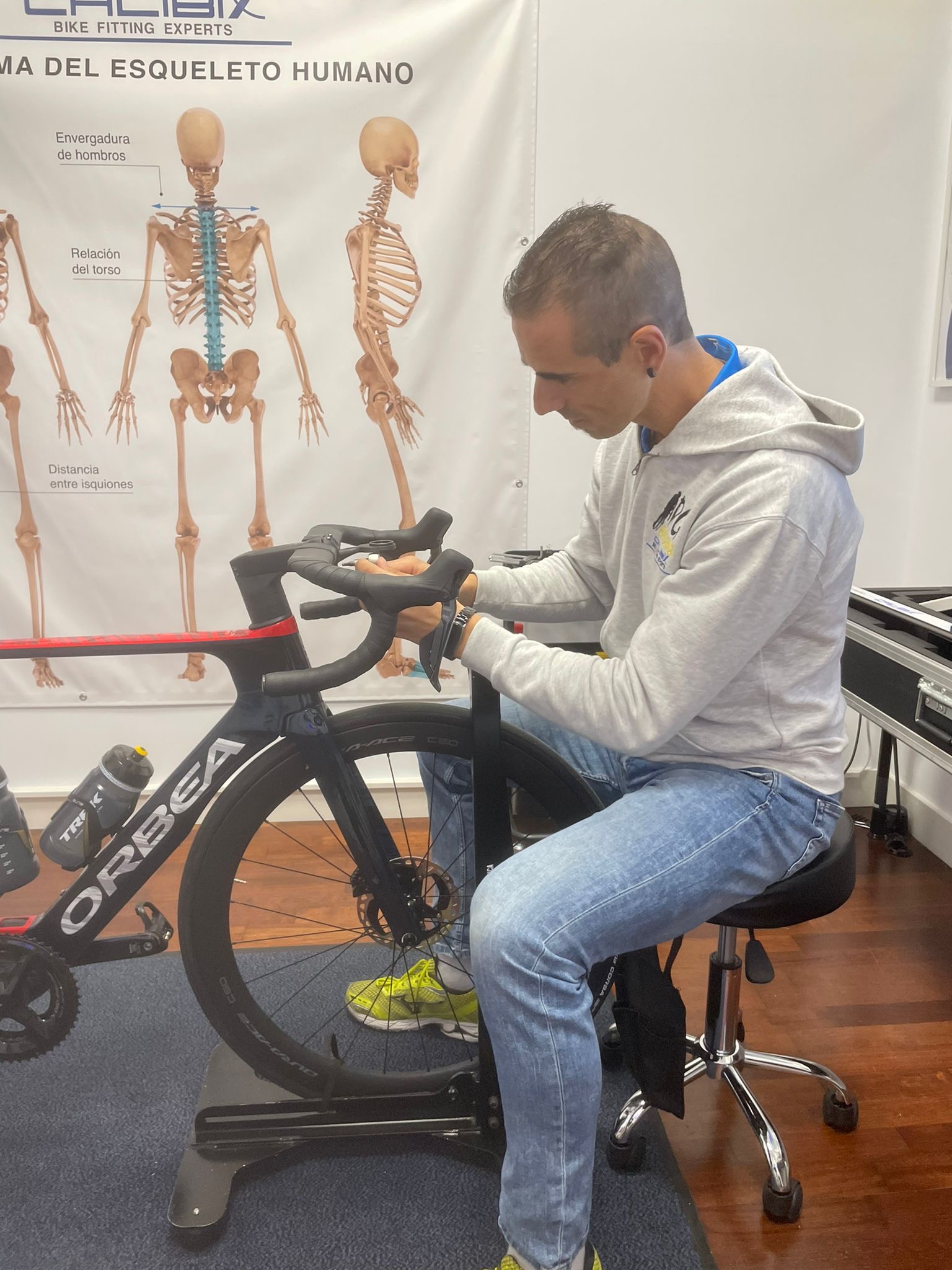 Ajuste biomecánico de bicicleta